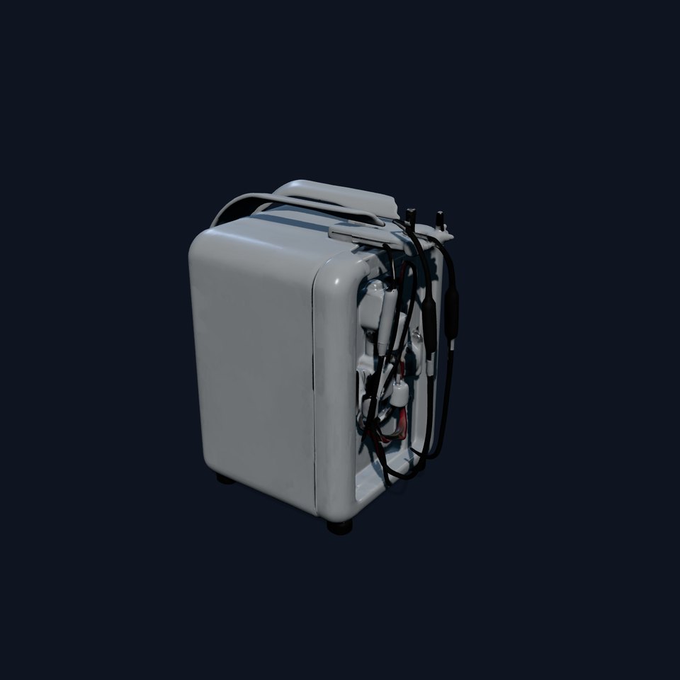 Medical Equipment Device Model Pack with Multiple Attachments